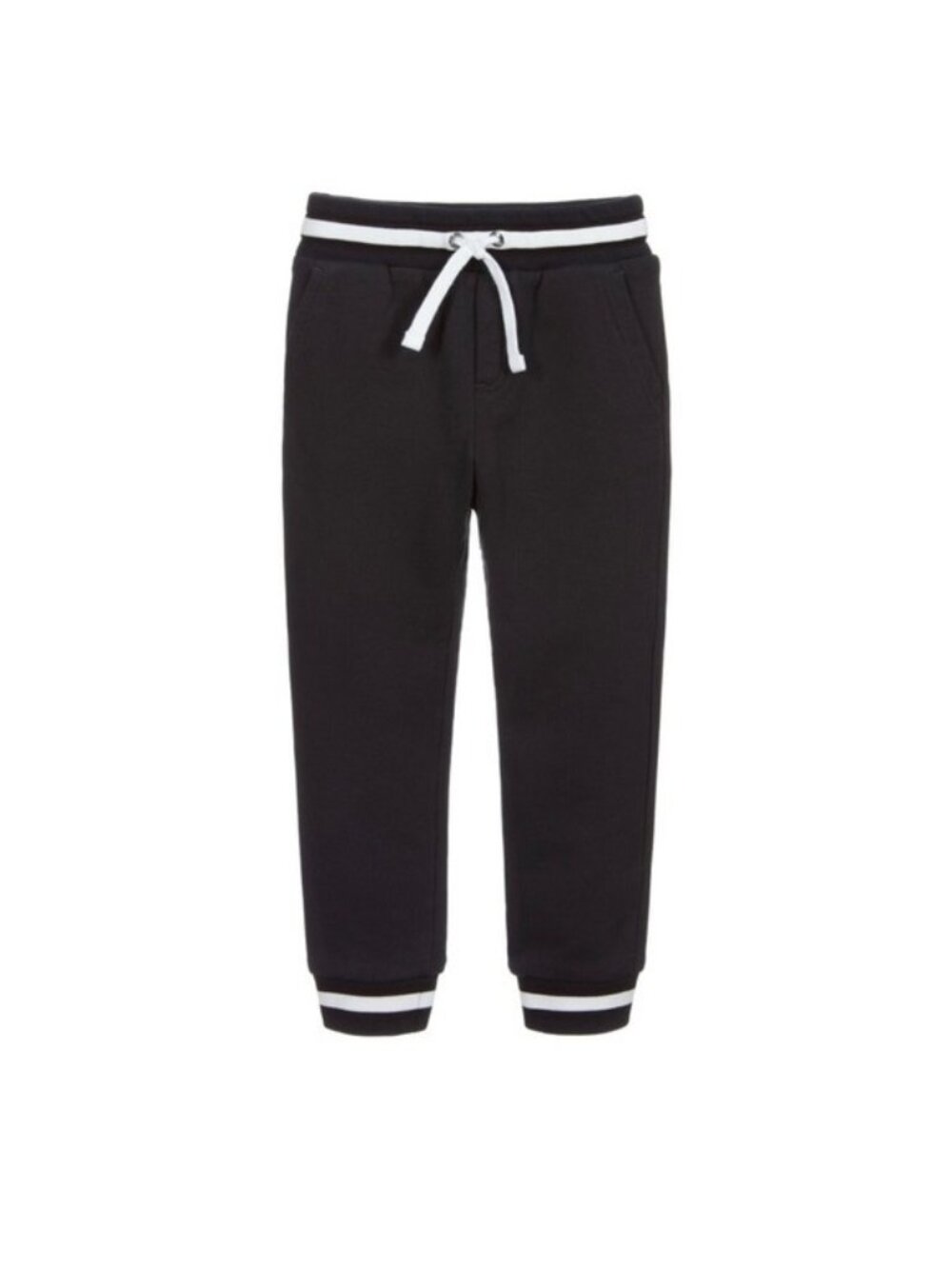 DOLCE & GABBANA BOYS NAVY BLUE COTTON JOGGERS Ages 9/10 $255. New With Tags.